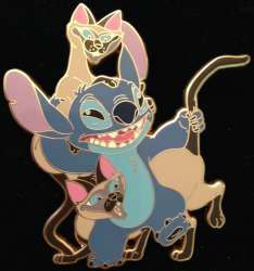 49501 - Stitch Versus Disney Villains - Stitch vs Si & Am - Disney Store US alternate image