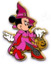 Click to view the Minnie Mouse dressed as a Witch in a Pink Dress details