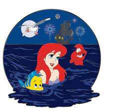Loungefly - Collector Box - The Little Mermaid Medallion Enamel Pin w/ Sliding Scuttle - LFLY