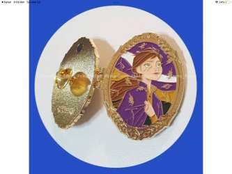 49574 - IKNOWK - Frozen II - Anna Hinged locket Korea - Disney Licensed alternate image