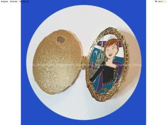 49574 - IKNOWK - Frozen II - Anna Hinged locket Korea - Disney Licensed alternate image