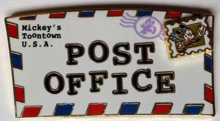Disneyland Toontown Post Office Sign