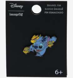 49742 - BoxLunch - Lilo & Stitch - Stitch Swimming with Tropical Fish - Loungefly alternate image