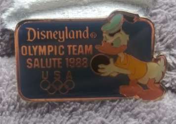 49756 - 1988 Summer Olympics Team Salute - Donald Duck (Bowling) - Disneyland Resort alternate image