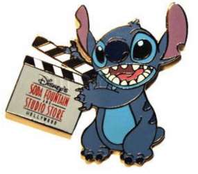49767 - Lilo & Stitch - Stitch with Clapboard - Disney Soda Fountain logo - Disney Studio Store Hollywood / Soda Fountain alternate image