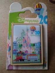 215 - Disneyland Paris 20th Anniversary - Retro Poster - Disneyland Resort Paris alternate image