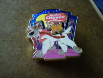 216 - Oliver and Company - Oliver riding Dodger's back - Disney Store UK alternate image