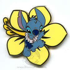 49907 - Stitch's High Sea Adventure - Stitch on flower with lei - Disney Cruise Line alternate image