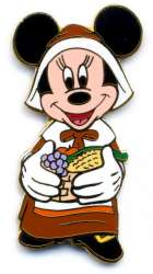 Pilgrim Minnie holding a Basket of Fruit