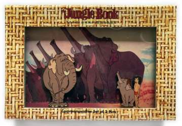 49988 - Jungle Book 35th Anniversary - Colonel Hathi, Junior and Mowgli - Disney Store US alternate image