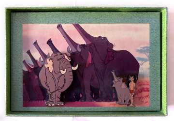 49988 - Jungle Book 35th Anniversary - Colonel Hathi, Junior and Mowgli - Disney Store US alternate image