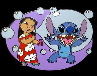 Click to view the Lilo and Stitch blowing bubbles details