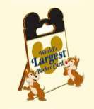 32525 - Trade City, USA: Must See Attractions - World's Largest Backer Card - Chip & Dale - Walt Disney World alternate image
