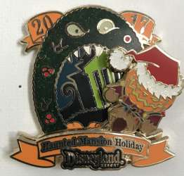 32753 - Haunted Mansion Holiday - PP - Man Eating Wreath - Disneyland Resort alternate image