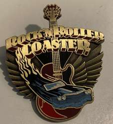 11681 - Rock 'n' Roller Coaster - Rock'N Roller Coaster Flaming Car and Guitar Pin - Walt Disney World alternate image