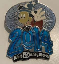 2014 Dated Year Pins - WDW - 2014 Dated - Sorcerer Mickey Mouse - WDW