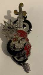 18779 - Pirates of the Caribbean - Pirate Skull with Ruby Eye - Dragon - Slider Sword alternate image