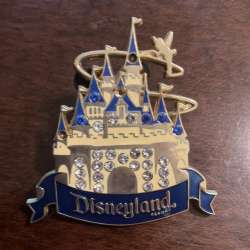 50134 - Disneyland Resort - Gold Jeweled Sleeping Beauty Castle and Tinker Bell - Disneyland Resort alternate image