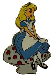50159 - Alice in Wonderland - Alice atop a Mushroom alternate image
