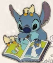 32879 - BoxLunch - Lilo & Stitch - Stitch Reading with Ducklings - Loungefly alternate image