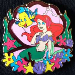 2106 - Festival of Fantasy Parade Reveal/Conceal Mystery Set - Ariel & Flounder - Walt Disney World alternate image