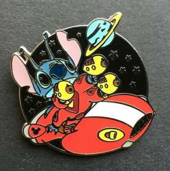 32714 - Cast Lanyard Collection IV - Stitch - Stitch on a Flying Saucer - Walt Disney World alternate image