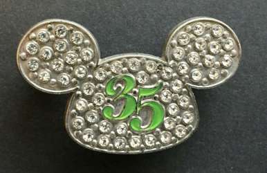 32735 - Walt Disney World 35th Anniversary - Mickey Mouse Jeweled Ear Hat - Walt Disney World alternate image