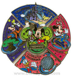 WDW Passholder Exclusive 5-Pin Puzzle Set