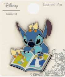 32879 - BoxLunch - Lilo & Stitch - Stitch Reading with Ducklings - Loungefly alternate image