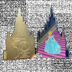 50281 - Walt Disney World 50th Anniversary Cinderella Castle Jumbos - Cinderella Castle #3: Pink Glitter - Walt Disney World alternate image