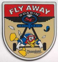 32904 - Mickey's Pin Odyssey: Decals Collection - Decals Collection - Soarin' Over California - Donald Duck - Disneyland Resort alternate image