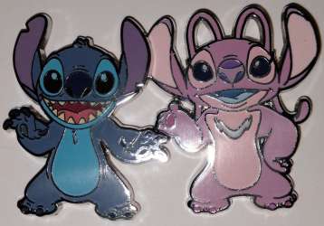 Stitch and Angel 2 Pin Set