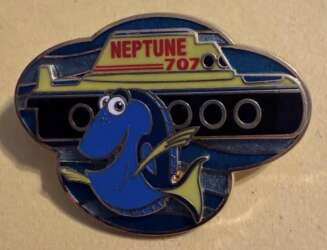 50549 - Finding Nemo Submarine Voyage - Dory - Neptune - Completer Pin - Disneyland Resort alternate image