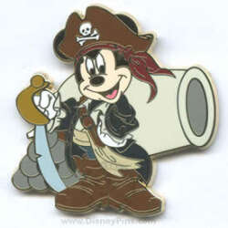 Pirates of the Caribbean - Pirate Mickey Mouse Only-Pirates of the Caribbean Pin Starter Set - MLT