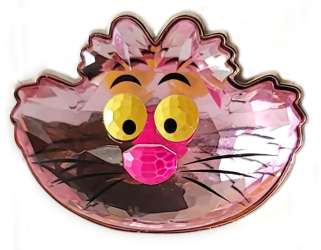 Crystal Cheshire Cat Face gem head
