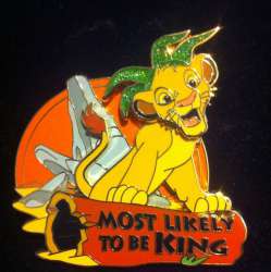 Pin Trading University - Most Likely to be King Simba Lion King - WDW