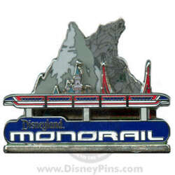 'Mickey's Pin Odyssey 2008 - Disneyland Monorail (Diorama) - DLR'
