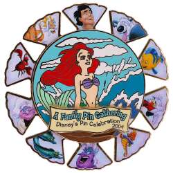 'A Family Pin Gathering 2004 - Little Mermaid Characters Spinner - WDW'