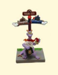 83267 - Trade City, USA - Directional Sign Figment Figurine and Pin Set - Walt Disney World alternate image