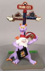 83267 - Trade City, USA - Directional Sign Figment Figurine and Pin Set - Walt Disney World alternate image