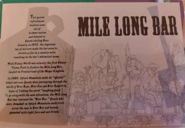 34128 - Annual Passholder - Five Decades of Disney Dining Series - Mile Long Bar - Disneyland Resort alternate image