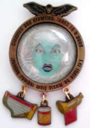 33820 - Haunted Mansion O'Pin House - Madame Leota Seance Circle Dangle - Disneyland Resort alternate image