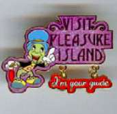 Visit Pleasure Island - Jiminy Cricket