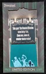 2169 - Haunted Mansion 45th Anniversary - Hitchhiking Ghost Envelope - Disneyland Resort alternate image