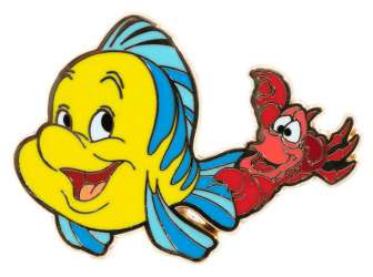 Pink A La Mode (PALM) - The Little Mermaid - Sebastian and Flounder - DLIC