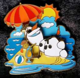 7510 - DSSH Summer Outdoors Collection - Olaf in the Sun - Disney Studio Store Hollywood / Soda Fountain alternate image