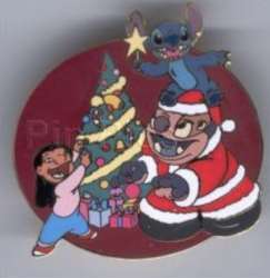Holiday Lilo, Stitch, and Jumba