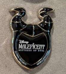 Global Security - Maleficent Mistress of Evil World Premiere Global Security Pin - DLIC