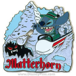 'Mickey's Pin Odyssey 2008 - Stitch Matterhorn Slider - DLR'