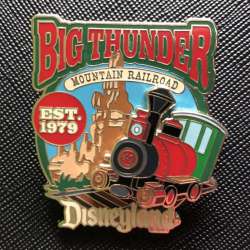 Big Thunder Mountain Railroad Anniversaries - Big Thunder Mountain Railroad 40th Anniversary - Big Thunder Mountain Train EST 1979 - DLR